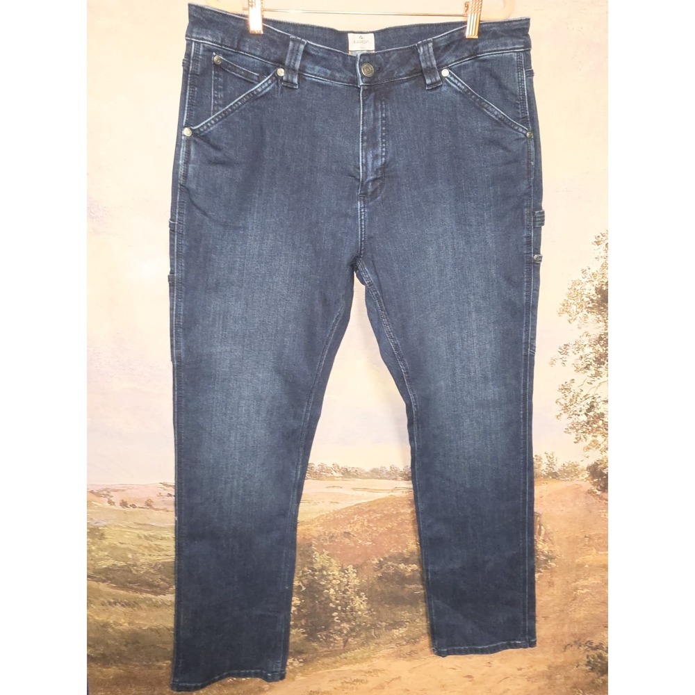 Ridgecut Toughwear Women's Size 16 Dark Blue Carpenter Jeans Denim